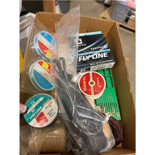 Fishing line and other items