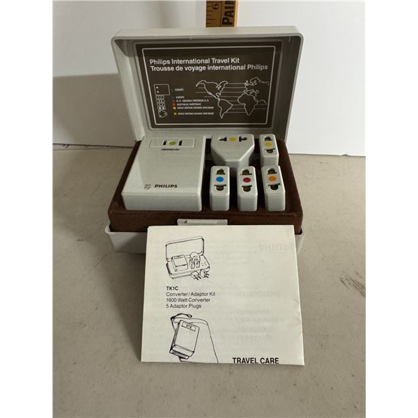 Phillips travel, converters and adapter plugs