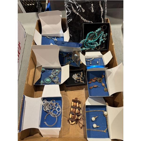 Assorted costume jewelry