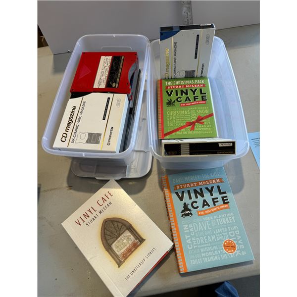 City magazine items, and vinyl café