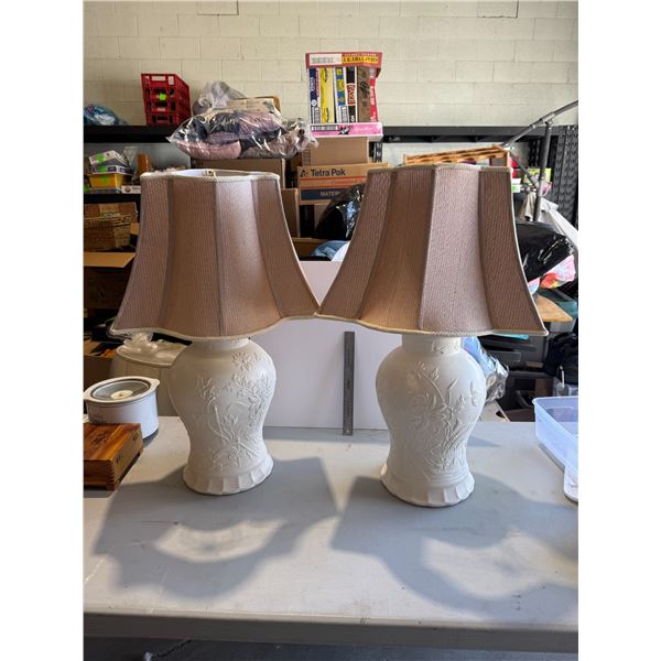 Pair of lamps