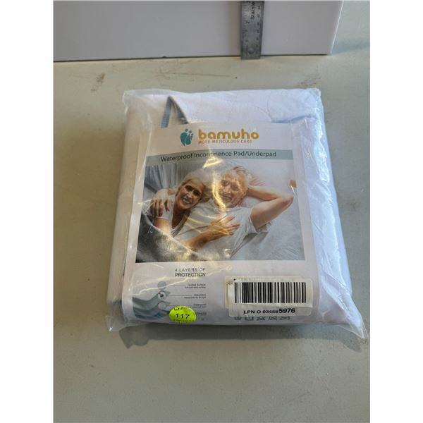 Waterproof incontinence pad