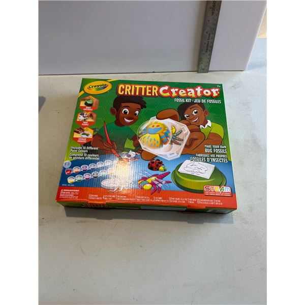 New Crayola critter, creator, fossil kit new