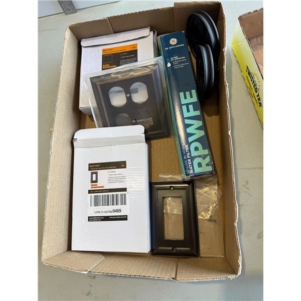 Water filter, wall plates, etc.
