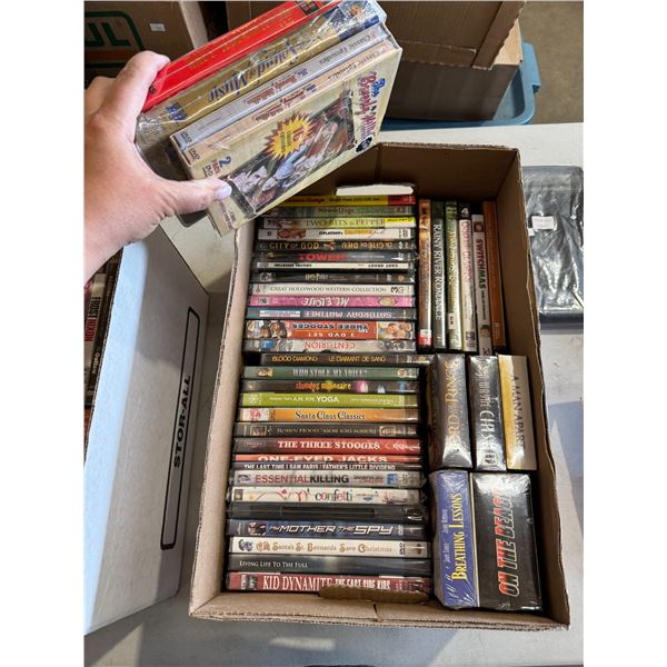 VHS and DVDs