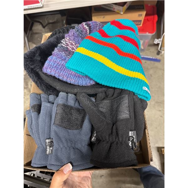 Hats and mitts, etc.
