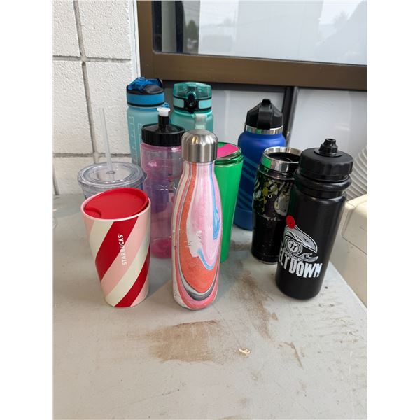 Starbucks to go mug and other water bottles and