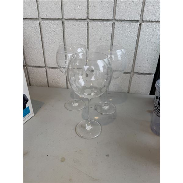 Micasa wine glasses crystal
