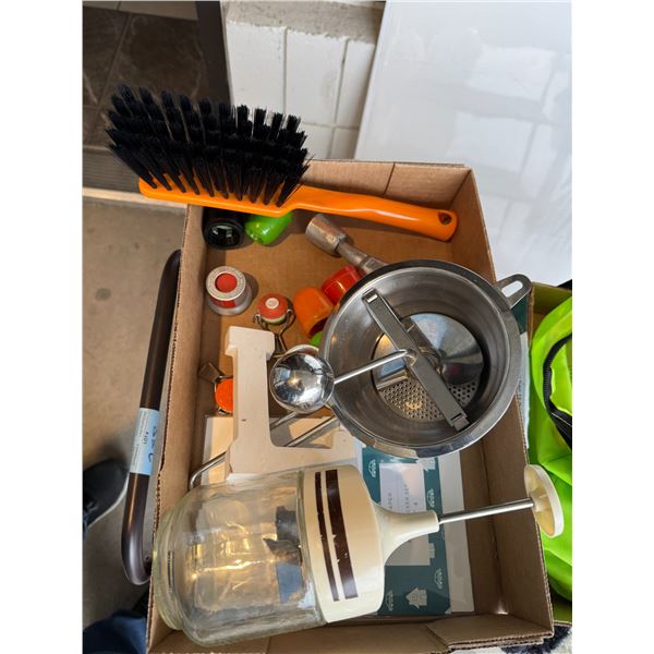 Chopper, bottle, stoppers, etc.