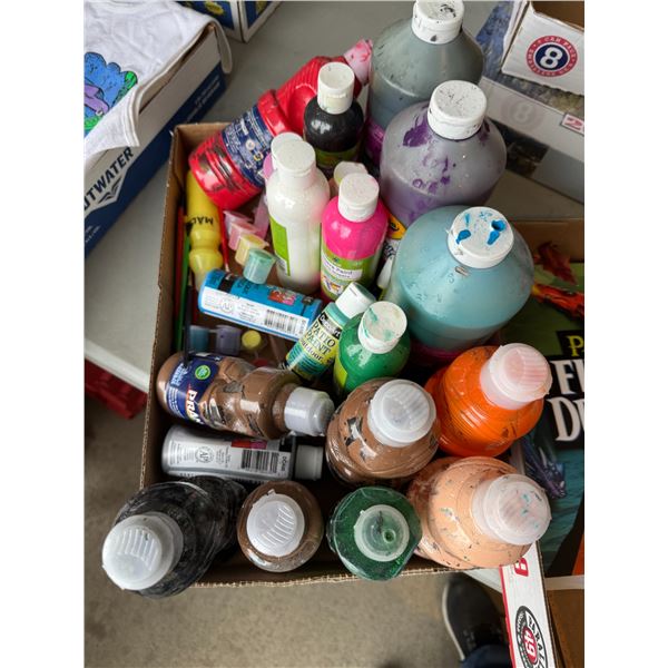 Assorted crafting paint