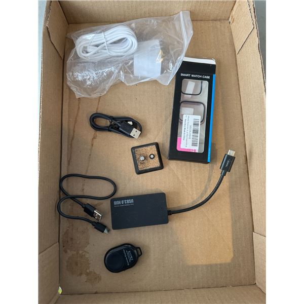 Electronics cords, etc.