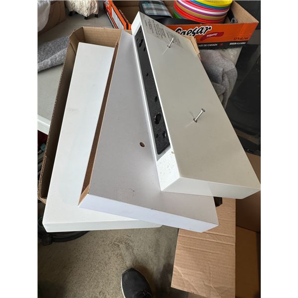 3 floating shelves