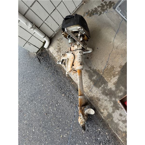 Boat motor car needs cleaning