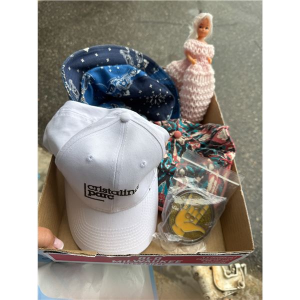 Hats and doll