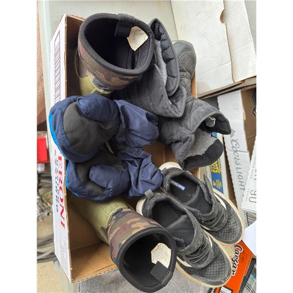 Kids, boots and shoes