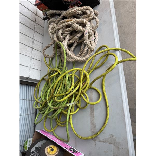 Hose and rope