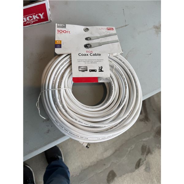 100 foot coax cable