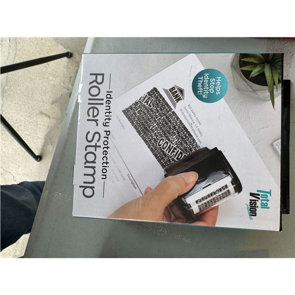 Identity protection, roller stamp