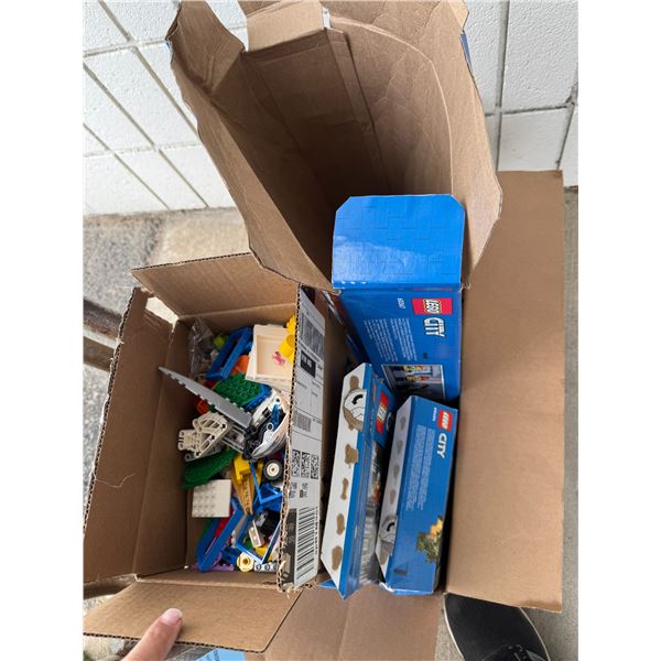 Lego boxes and a little bit of Lego
