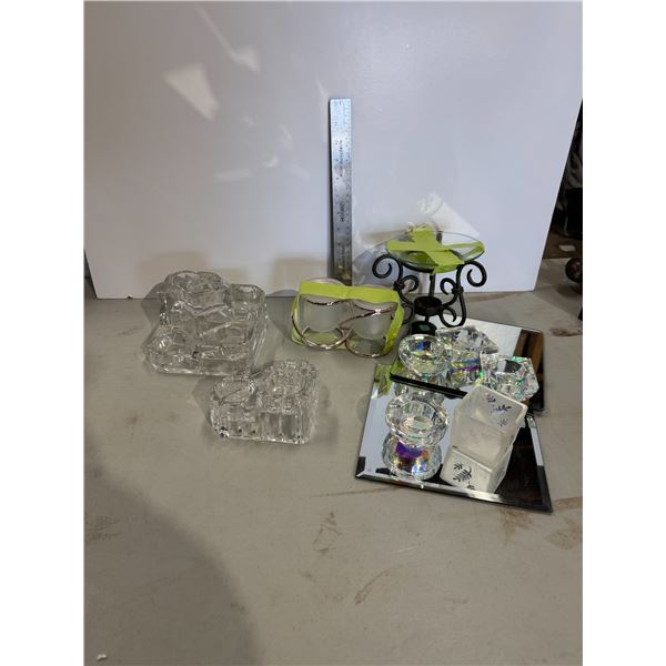 Party lite Candle Holder some signed