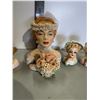 Image 3 : Inarco head vases, and Clarissa, the blushing bride