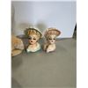 Image 4 : Inarco head vases, and Clarissa, the blushing bride