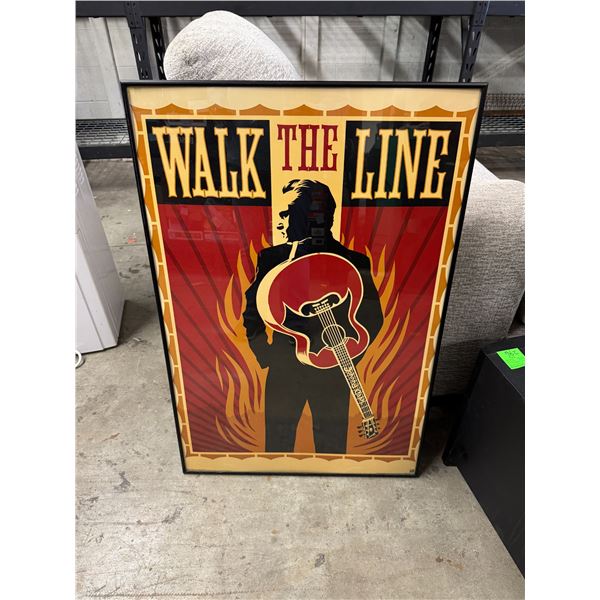 Walk the line wall hanging