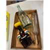 Image 1 : Glass bottles and decanter