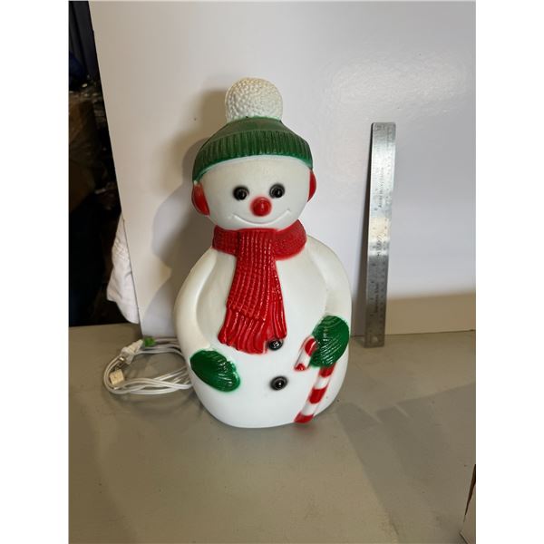 Blow mold, snowman