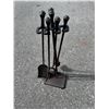 Image 1 : Hand forged vintage fireplace tools
