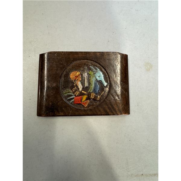 Vintage wood cigarette holder