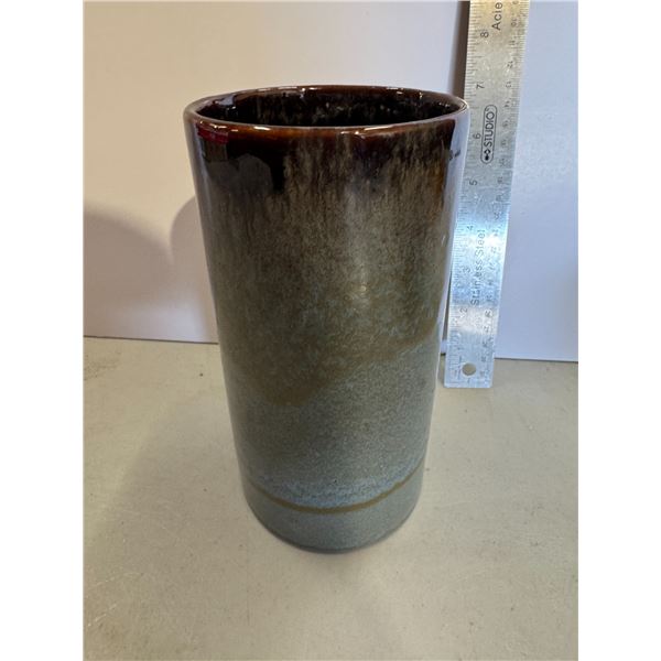 Signed pottery vase