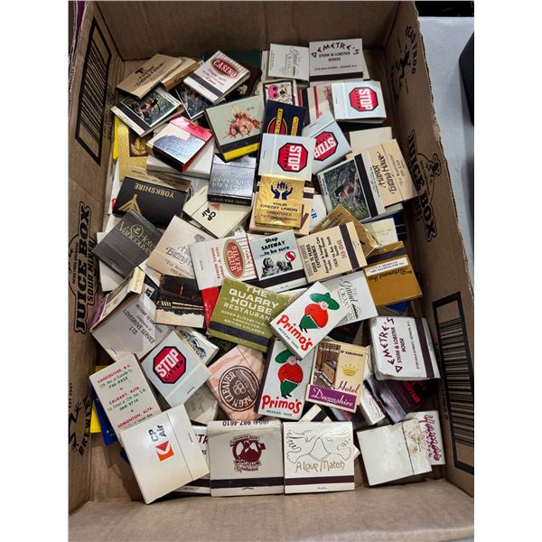 Vintage matchbooks