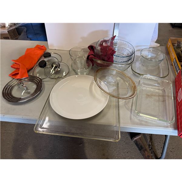 Baking dishes, etc.