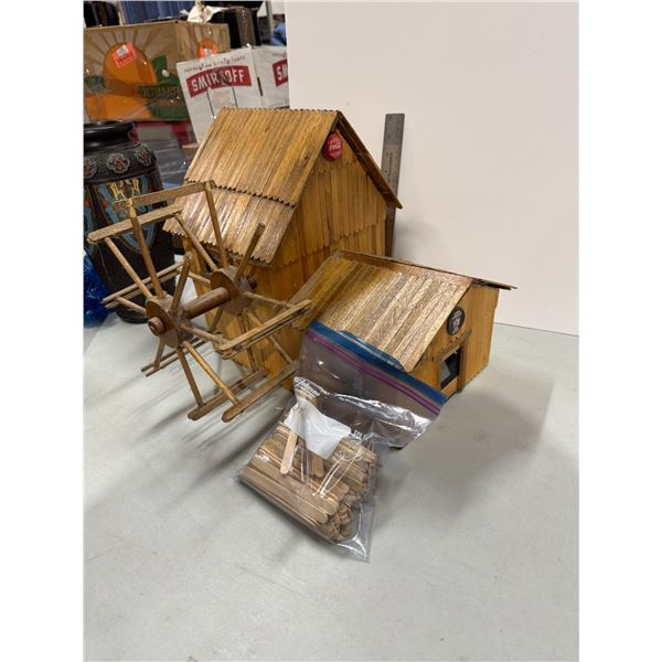 Popsicle stick house