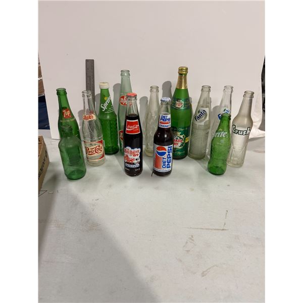 Vintage pop bottle lot