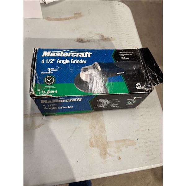 Mastercraft quarter inch angle grinder