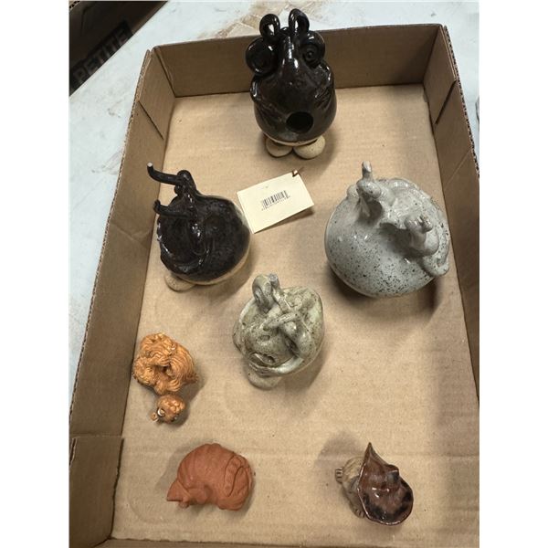 Pottery and other figurines