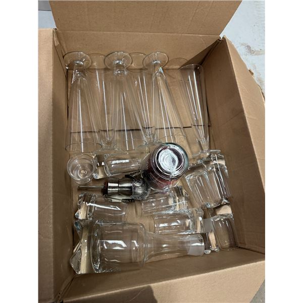 Glasses, shooter glasses decanter