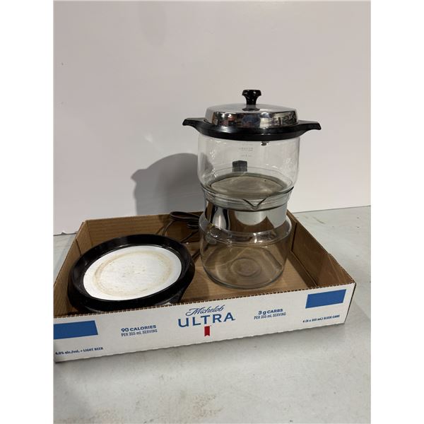 Electric coffee percolator