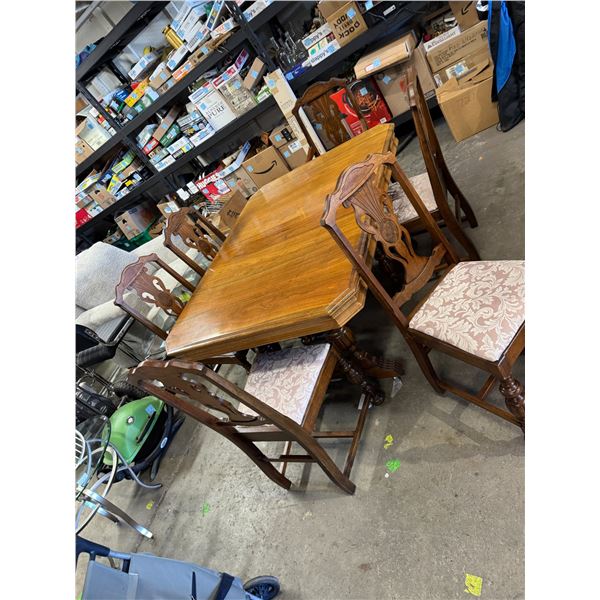 Antique Table And Chairs