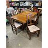 Image 2 : Antique Table And Chairs
