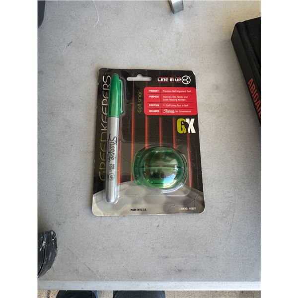 Green keepers golf item