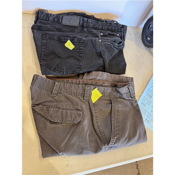 2 pairs of pants size 38