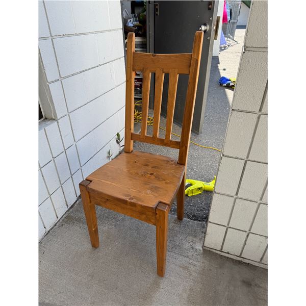 Wood chair