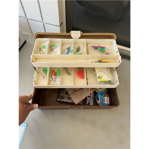 Tackle box and contents