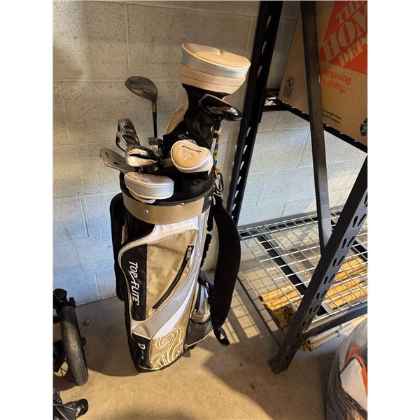 Set of ladies, golf clubs, top elite diva six irons two hybrids three woods, driver, three, seven mi