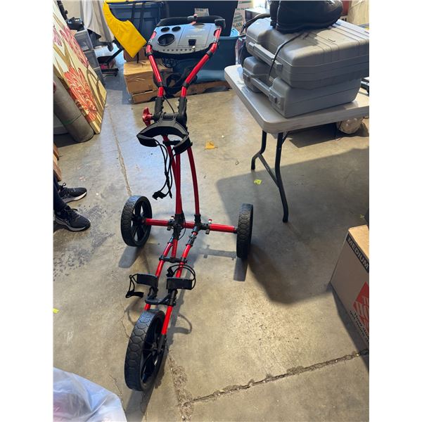 TREKKER space TC3 – golf cart – red – like new