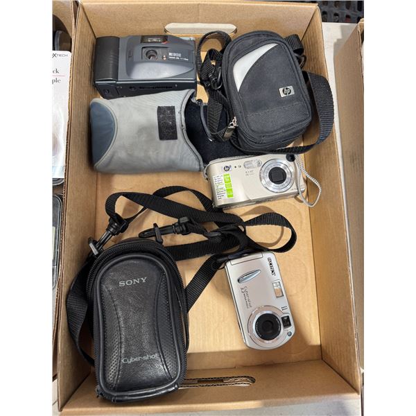 Sony Cyber-shot, HP camera and ricon camera