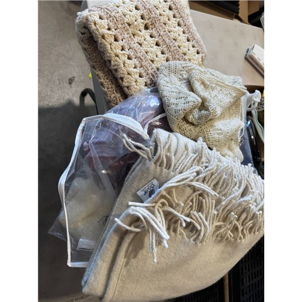 Wool blanket, and other items